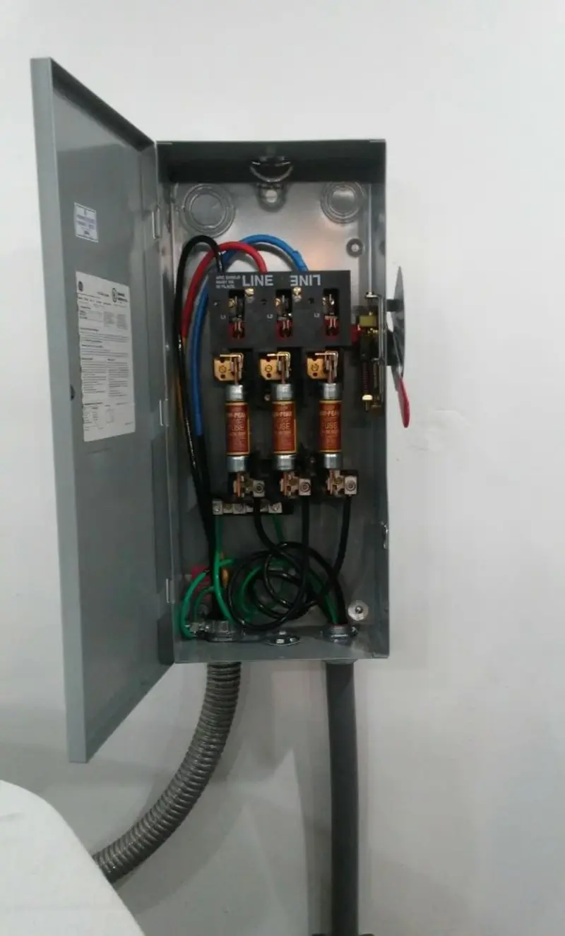 Three-phase disconnect switch installed for Electrical Wiring & Rewiring in Shavano Park